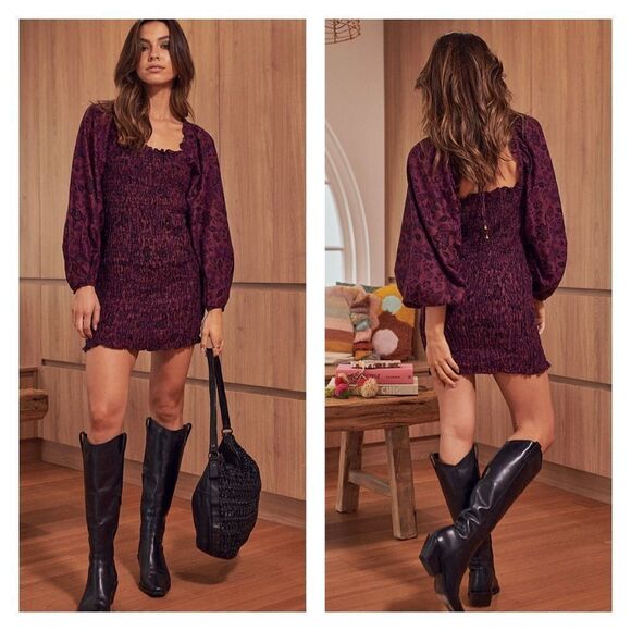 NWT Free People Smock It To Me Dress Small and Medium - Picture 1 of 12